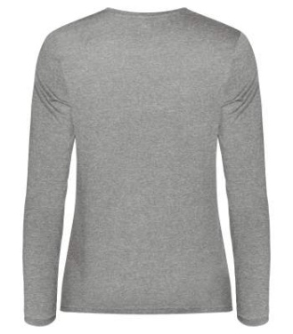Basic Active-T L/S – T-Shirt (Damen), Graumeliert - Clique (2)