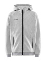 CORE Soul Hood – Jacke mit durchgehendem Reißverschluss (Kinder), Graumeliert