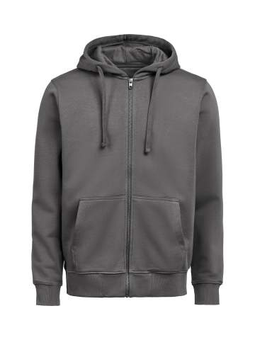 UM Hoodie (OCS-RCS) Regular Fit – Jacke mit durchgehendem Reißverschluss (Unisex), Holzkohle – Untagged Movement (1)