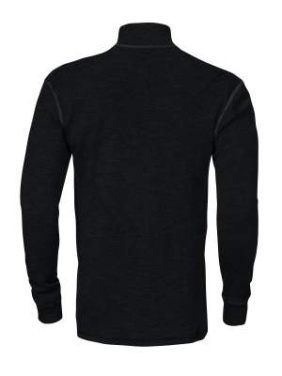 3107 UNDERSHIRT, WOOL – Poloshirt, Schwarz - ProJob (2)
