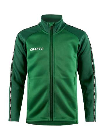 Squad 2.0 – Jacke mit durchgehendem Reißverschluss (Kinder), Team Green-Ivy - Craft (1)