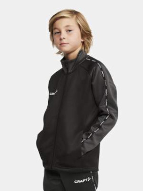 Squad 2.0 – Jacke mit durchgehendem Reißverschluss (Kinder), Schwarzer Granit - Craft (3)