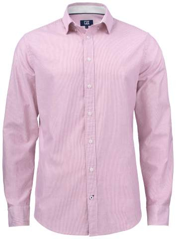 Belfair Oxford – Hemd (Herren), Burgunder/Weiß - Cutter & Buck (1)