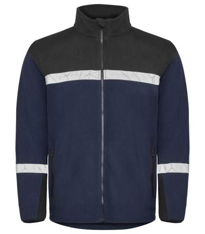 7300 9910-VIZ – Fleecejacke, Marineblau/Schwarz - ProJob (1)