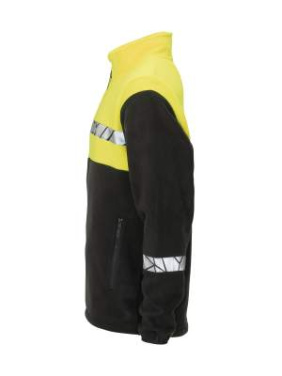 7300 9910-VIZ – Fleecejacke, Schwarz/Gelb - ProJob (2)