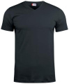 Basic-T – V-Pullover, Schwarz