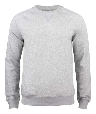 Premium OC – Sweatshirt mit Rundhalsausschnitt, graue Melange - Clique (1)