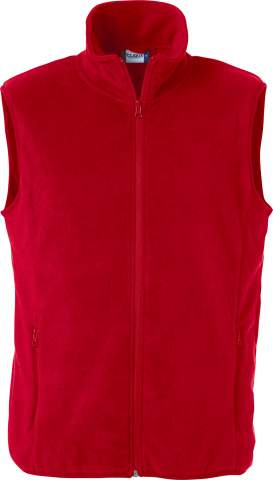 Basic Polar Vest – Fleece, Rot - Clique (1)