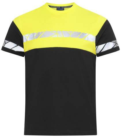 7001 9910-VIZ – T-Shirt, Schwarz/Gelb - ProJob (1)