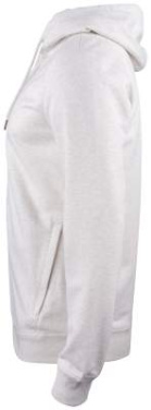 Premium OC Hoody – Jacke mit durchgehendem Reißverschluss, Naturmelage – Clique (3)
