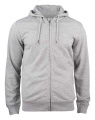 Premium OC Hoody – Jacke mit durchgehendem Reißverschluss, graue Melange