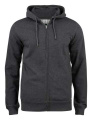 Premium OC Hoody – Jacke mit durchgehendem Reißverschluss, Anthrazit-Melange