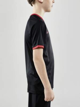 Progress 2.0 Graphic – Trikot (Kinder), Schwarz/Hellrot - Craft (4)