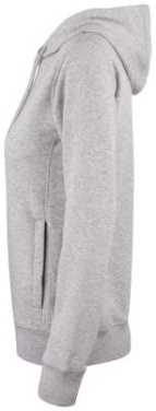 Premium OC – Kapuzenpullover (Damen), graue Melange - Clique (3)