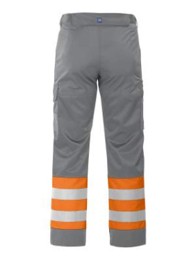 6507 DRIVER EN ISO 20471 CLASS 1 – Hose, Orange/Grau – ProJob (2)