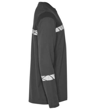 7002 LONG SLEEVE 9910-VIZ – T-Shirt, Grau/Schwarz - ProJob (4)