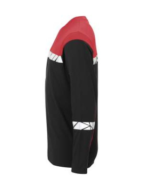 7002 LONG SLEEVE 9910-VIZ – T-Shirt, Schwarz/Rot - ProJob (3)