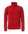 Basic Micro – Fleecejacke, Rot