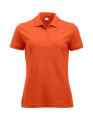 Manhattan – Poloshirt (Damen), Blutorange