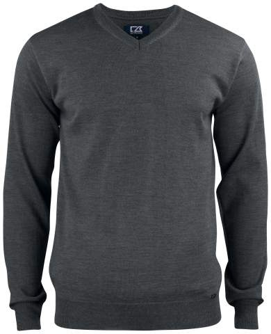 Everett – V-Pullover (Herren), Anthrazit-Melange - Cutter & Buck (1)