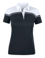Seabeck – Poloshirt (Damen), Schwarz/Weiß