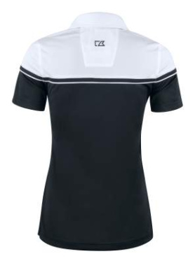 Seabeck – Poloshirt (Damen), Schwarz/Weiß - Cutter & Buck (2)