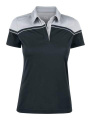 Seabeck – Poloshirt (Damen), Schwarz/Hellgrau