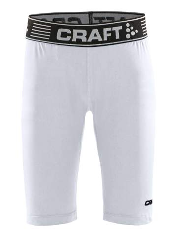 Pro Control Compression Tights – Shorts (Kinder), Weiß - Craft