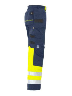 6502 – Hose, EN ISO 20471 CLASS 1, Gelb/Marineblau - ProJob (2)