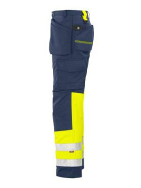 6502 – Hose, EN ISO 20471 CLASS 1, Gelb/Marineblau - ProJob (3)