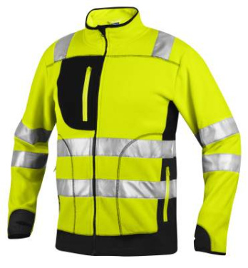 6303 EN ISO 20471 CLASS 3/2 – Fleecejacke, Gelb/Schwarz – ProJob (2)