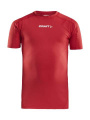 Pro Control Compression – T-Shirt (Kinder), Leuchtend Rot