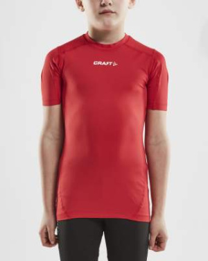 Pro Control Compression – T-Shirt (Kinder), Leuchtend Rot - Craft (2)