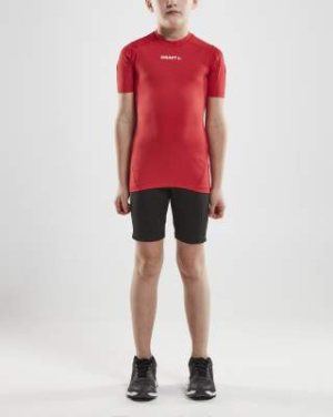 Pro Control Compression – T-Shirt (Kinder), Leuchtend Rot - Craft (4)