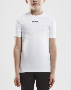 Pro Control Compression – T-Shirt (Kinder), Weiß - Craft (2)
