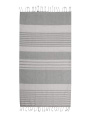 Ella hamam 145x250cm – Handtuch, Grau