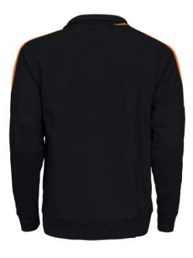 2123 – Sweatshirt, Schwarz/Orange – ProJob (2)