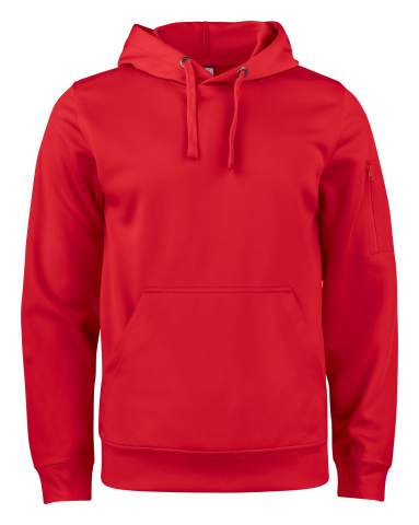 Basic Active – Kapuzenpullover, Rot – Clique (1)