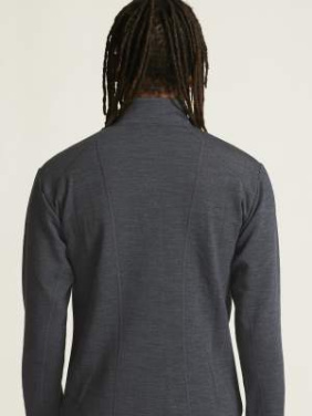 PRO Explore Wool – Midlayer (Herren), Schwarze Melange - Craft (2)