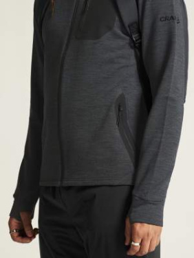 PRO Explore Wool – Midlayer (Herren), Schwarze Melange - Craft (4)