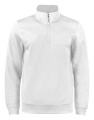 Basic Active Half Zip – Sweatshirt, Weiß