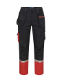 7509 Arbeitshose (Knieprotektorentaschen + HP) 7509 Arbeitshose (Knieprotektorentaschen + HP) 9910-VIZ, Schwarz/Rot