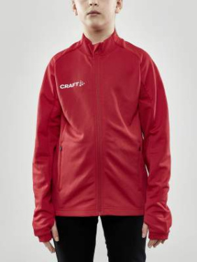 Evolve – Jacke mit durchgehendem Reißverschluss (Kinder), Leuchtend Rot - Craft (3)