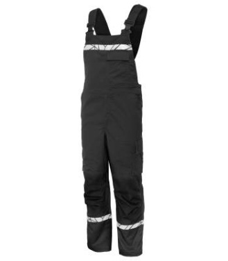7600 9910-VIZ – Trägerhose, Schwarz - ProJob (4)