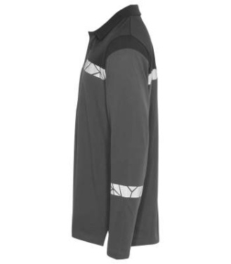 7004 LONG SLEEVE 9910-VIZ – Poloshirt, Grau/Schwarz - ProJob (4)