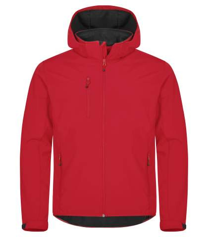 Classic – Softshelljacke mit Kapuze, Rot - Clique (1)