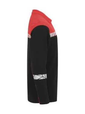 7004 LONG SLEEVE 9910-VIZ – Poloshirt, Schwarz/Rot - ProJob (2)
