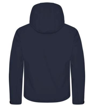 Classic – Softshelljacke mit Kapuze, Marineblau - Clique (2)
