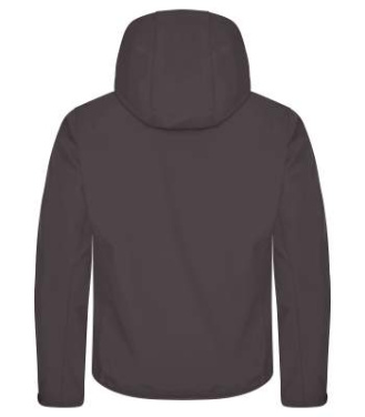 Classic – Softshelljacke mit Kapuze, Dunkelgrau - Clique (2)