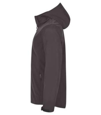 Classic – Softshelljacke mit Kapuze, Dunkelgrau - Clique (3)